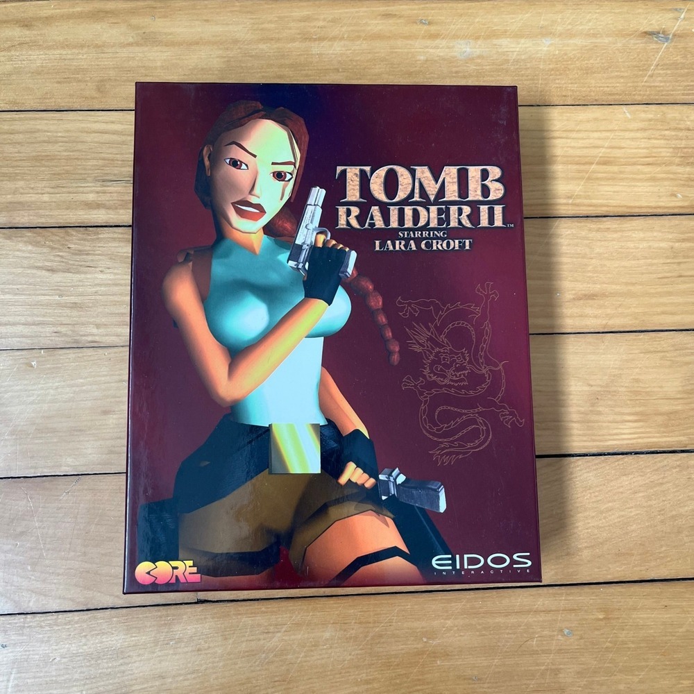Tomb Raider II 2 Starring Lara Croft PC CD-ROM Big Box French Version 1997 Eidos